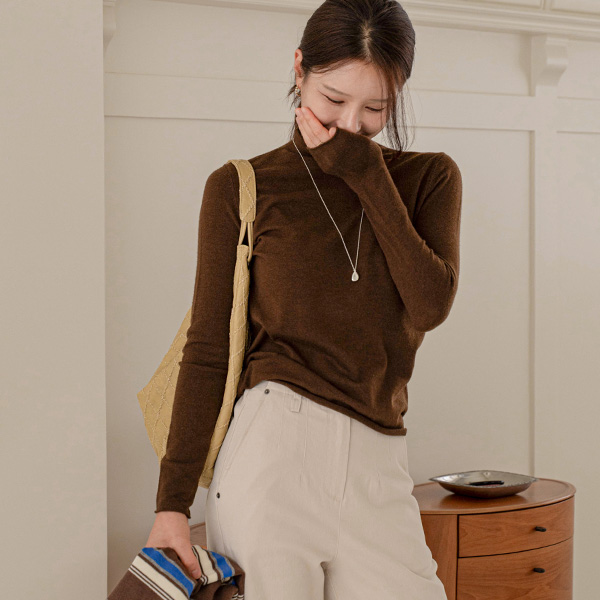 [기획특가] 롤링 Soft Turtleneck Knitwear