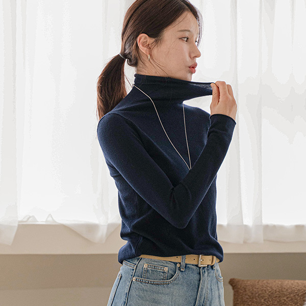 [기획특가] 롤링 Soft Turtleneck Knitwear