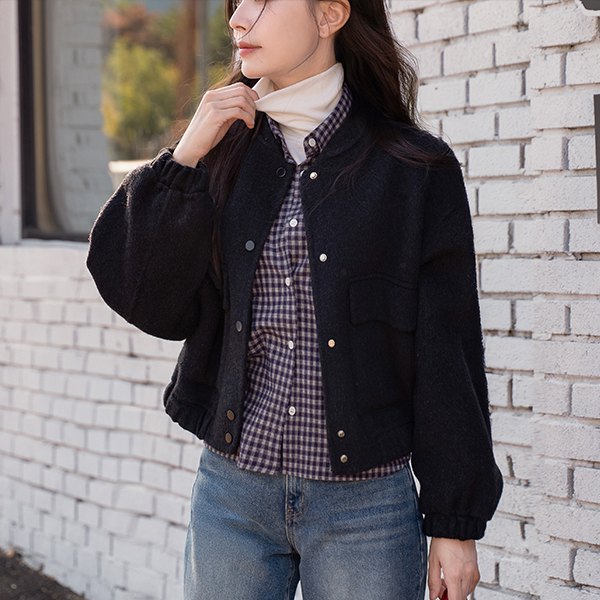 모던 핸드메이드 Wool Jacket