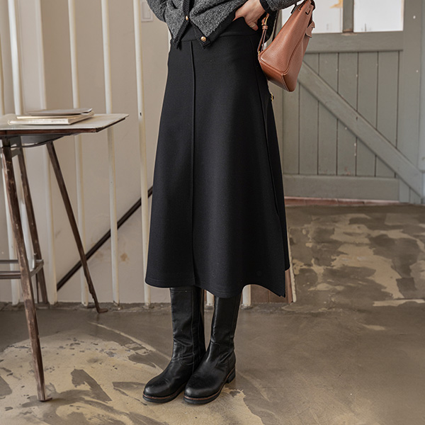 Perfect Span Skirt (crazy tension slit A-line)