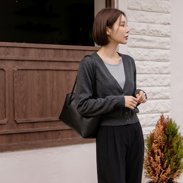Layered Knitwear Cardigan