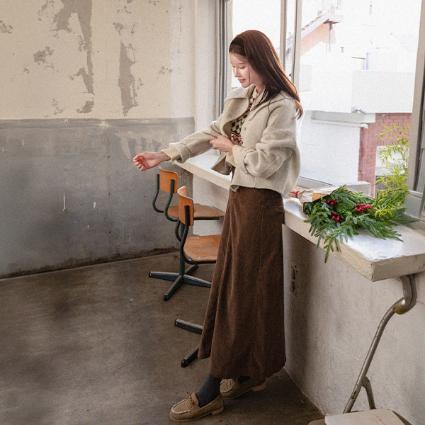 마고 핸드메이드 Wool 숏코트