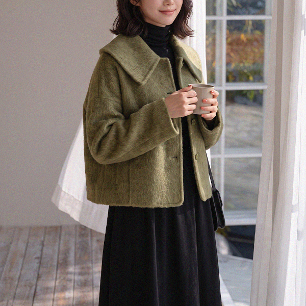 마고 핸드메이드 Wool 숏코트