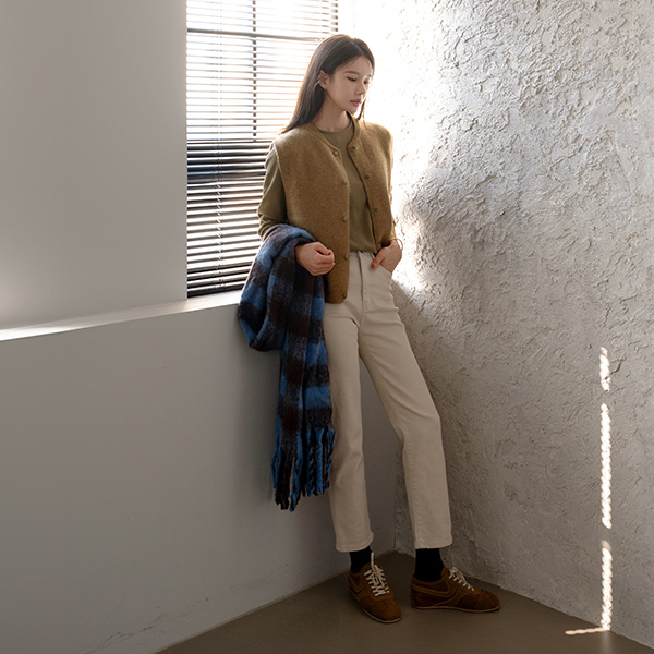 [Special Sale] Soft Button Knitwear Vest