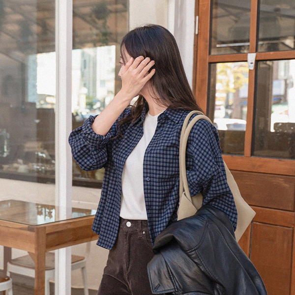 Mari Fleece Lined Check Shirt