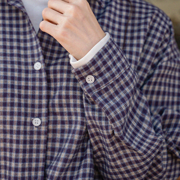 Mari Fleece Lined Check Shirt