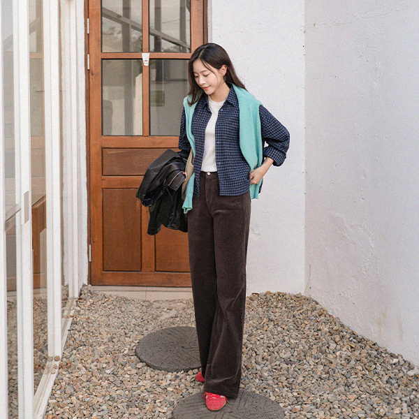 Mari Fleece Lined Check Shirt