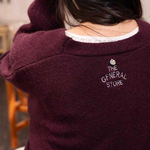 Say Cozy Bag Symbol Cardigan