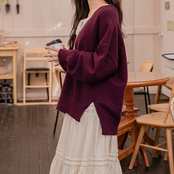 Say Cozy Bag Symbol Cardigan
