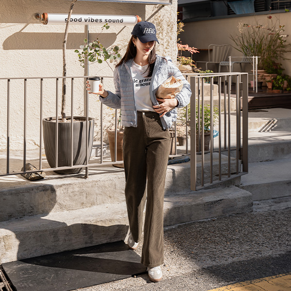 키작아도 Corduroy Pants 9ver (리벳와이드)