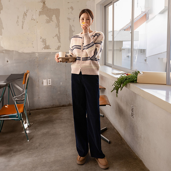 키작아도 Corduroy Pants 9ver (리벳와이드)