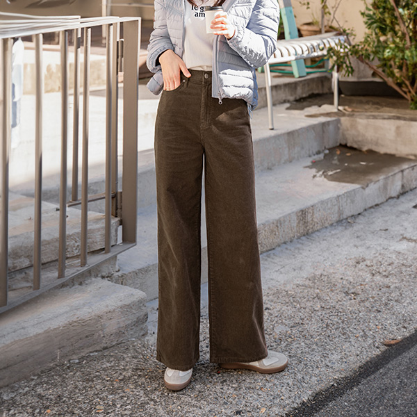 키작아도 Corduroy Pants 9ver (리벳와이드)