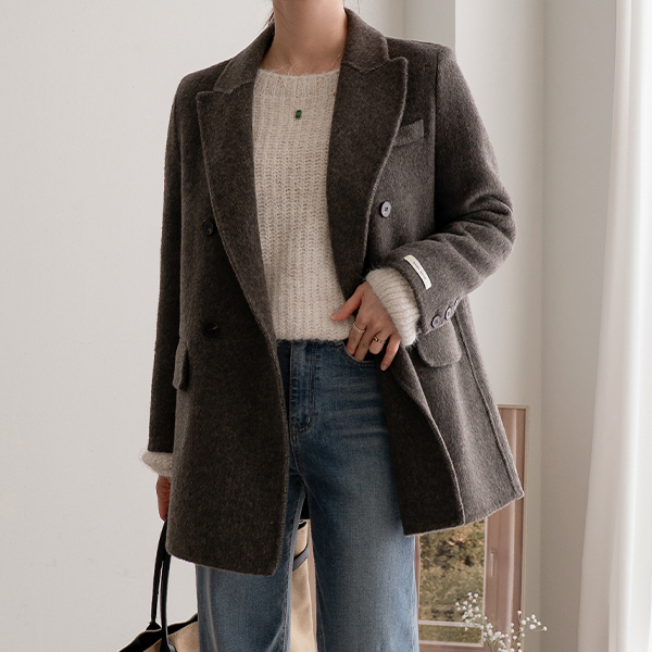 에뜨왈 Wool 핸드메이드 Harp Coat