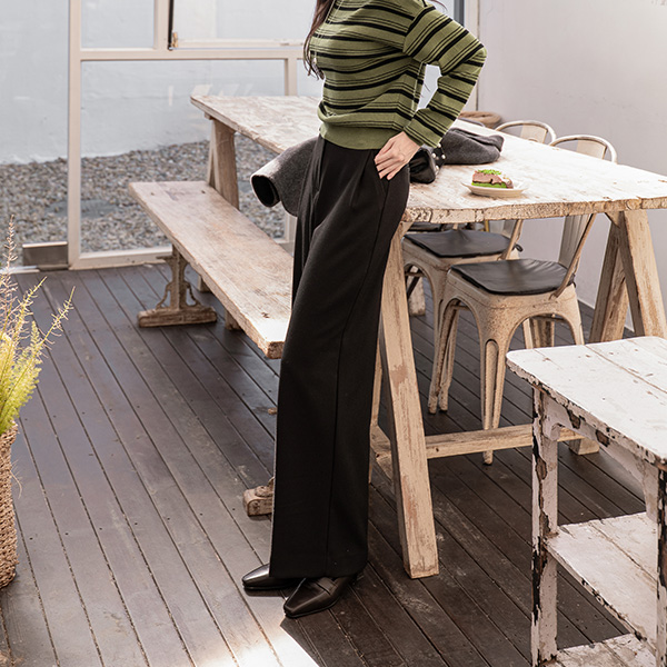 Perfect Pants 102ver (Warm Touch One-Pin Tuck Slacks)