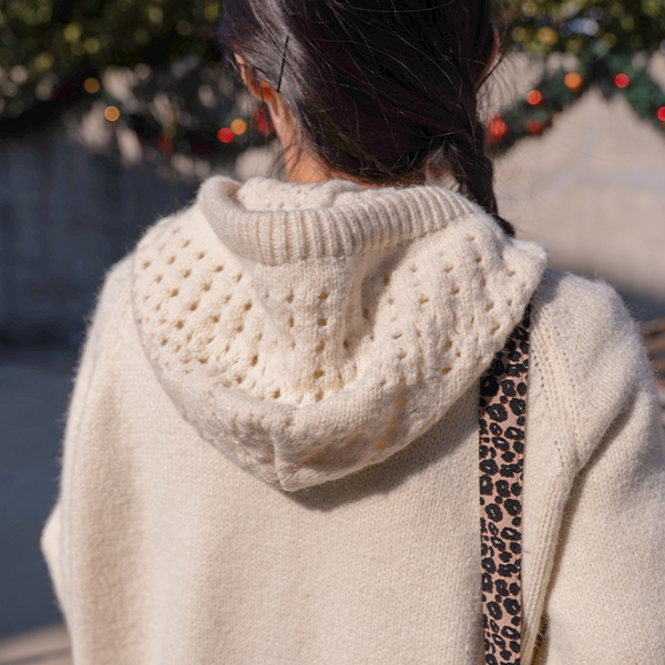 하버 콩단추 Hood Knitwear Cardigan