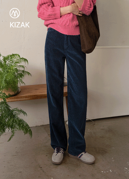 Perfect Corduroy Pants 8ver (Labels Semi-wide) Korea