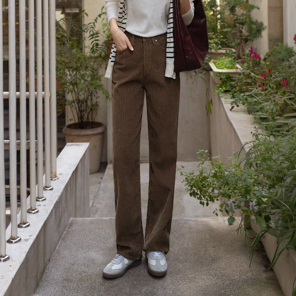 Perfect Corduroy Pants 8ver (Labels Semi-wide)