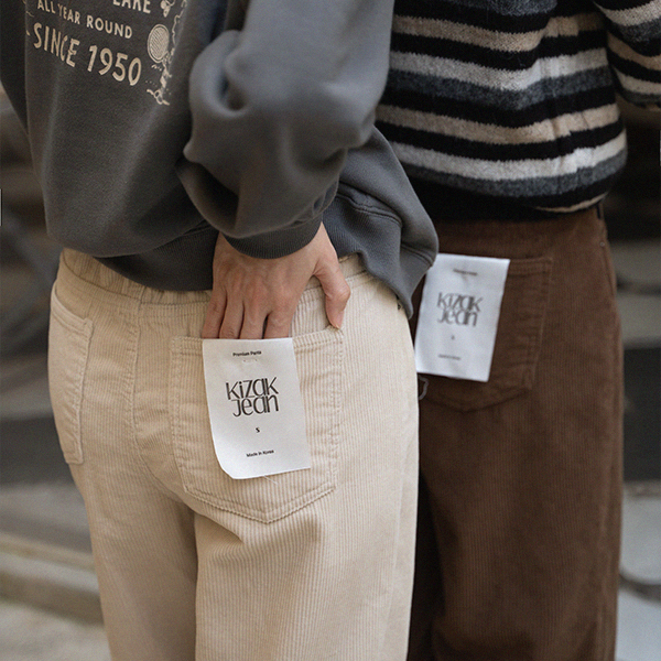 Perfect Corduroy Pants 8ver (Labels Semi-wide)
