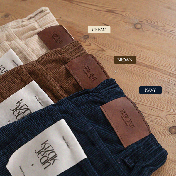 Perfect Corduroy Pants 8ver (Labels Semi-wide)