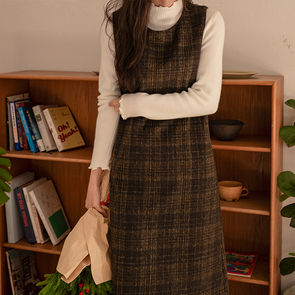 Wave Mink Half Turtleneck Knitwear