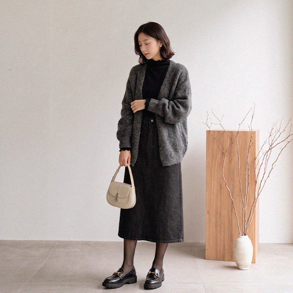 Macaron Cozy Knitwear Cardigan