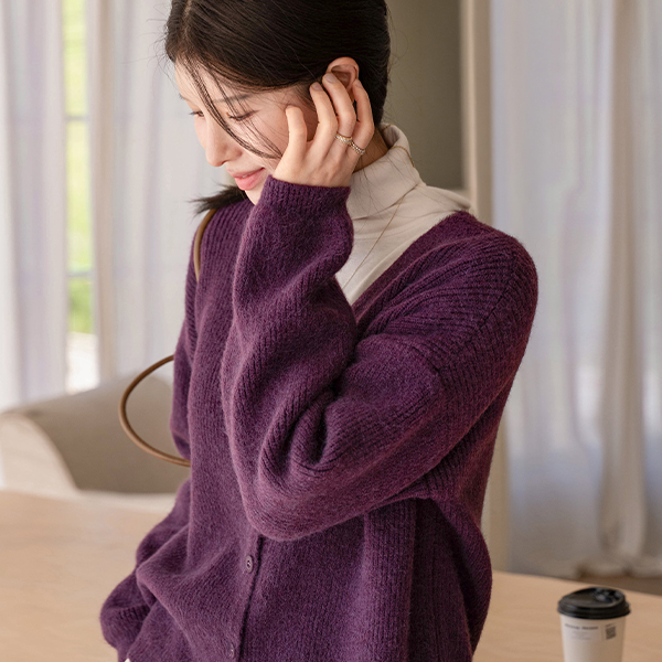 [Special Planning Price] Cozy Balloon Wool Cardigan