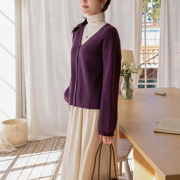 [Special Planning Price] Cozy Balloon Wool Cardigan